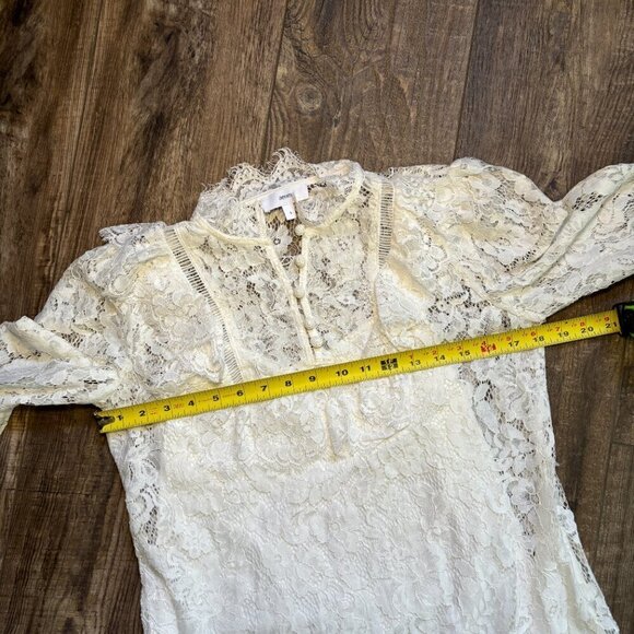 aeom White Lace w/ Slip Underneath Mini Dress Women's Size S - Picture 12 of 16